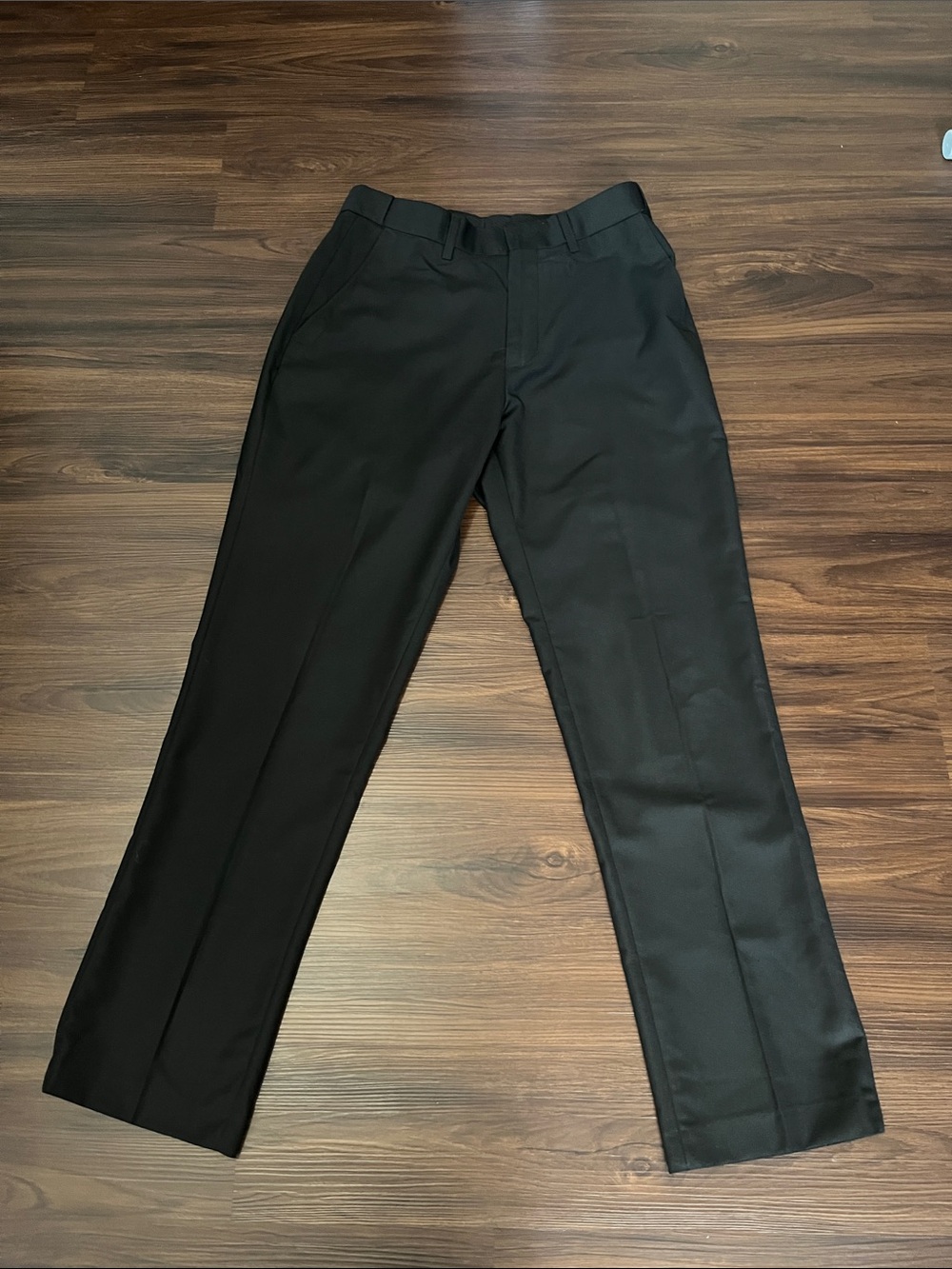Men's Black Dress Pants - Classic Straight Fit